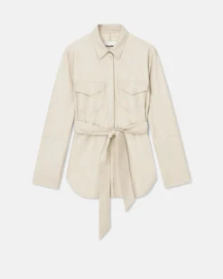Nanushka Artha - Okobor™ Alt-Leather Shirt - Creme 7 Nanushka Artha - Okobor™ Alt-Leather Shirt - Creme -Nanushka Sale Store ARTHA CREME VEGAN LEATHER 01 ec7ecbdb 23cd 4a44 beae 4c514553f6da