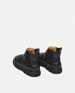 Nanushka Bede - Rounded Toe Boot - Black -Nanushka Sale Store BEDE BLACK NAPPA 03 2d4663b3 6309 44a8 907c c6cf681800ab