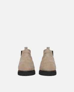 Nanushka Bede - Rounded Toe Boot - Stone -Nanushka Sale Store BEDE STONE SUEDE 03 9ea92102 1260 496a 9a53 602cf00d48c3