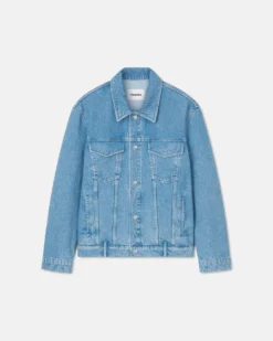 Nanushka Boyce - Patch Pocket Denim Jacket - Eco Light Wash -Nanushka Sale Store BOYCE LIGHTWASH DENIM 1
