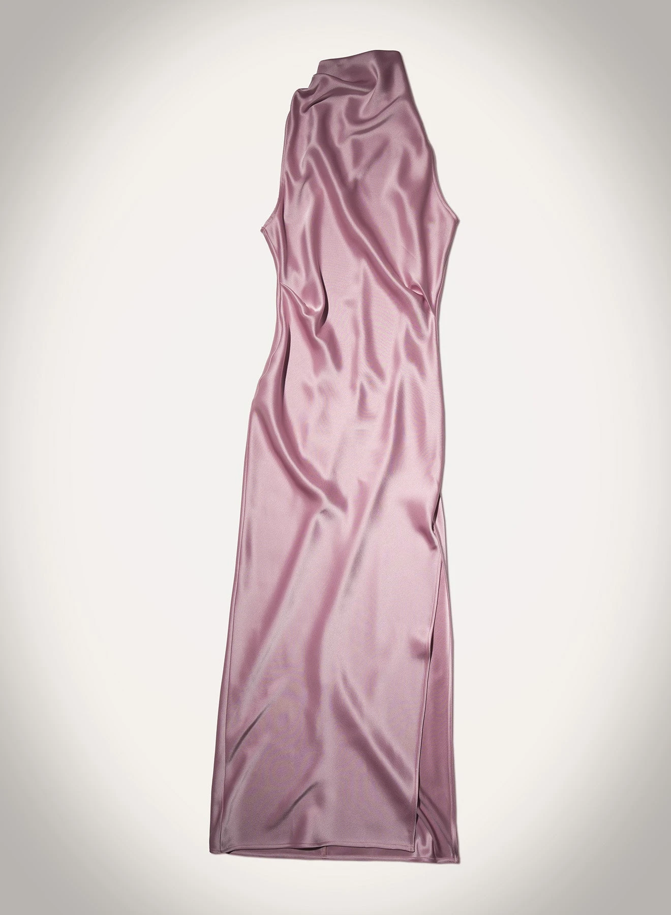 Nanushka Peregrine - Cowl-Neck Satin Midi Dress - Dusty Pink 1 Nanushka Peregrine - Cowl-Neck Satin Midi Dress - Dusty Pink