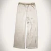 Nanushka Brenda - Washed Satin Pants - Ecru