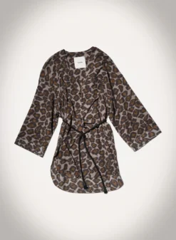 Nanushka Nani - Printed Cotton Voile Top - Crayon Ocelot