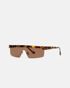 Nanushka Callias - Bio-Plastic Sunglasses - Dark Amber -Nanushka Sale Store CALLIAS DARKAMBER BIOPLASTIC 01
