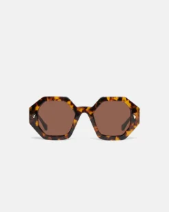 Nanushka Carlen - Bio-Plastic Sunglasses - Dark Amber
