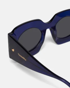 Nanushka Cathi - Bio-Plastic Square-Frame Sunglasses - Navy -Nanushka Sale Store CATHI NAVY BIOPLASTIC 03