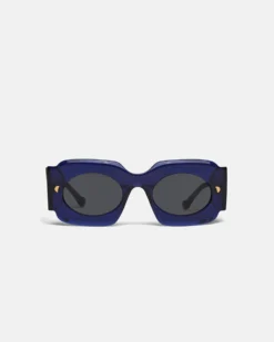 Nanushka Cathi - Bio-Plastic Square-Frame Sunglasses - Navy