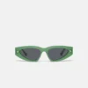 Nanushka Crista - Bio-Plastic D-Frame Sunglasses - Green