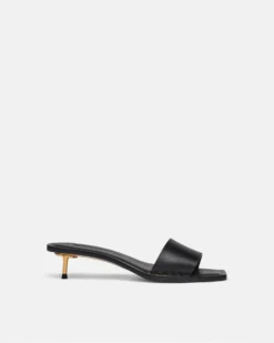 Nanushka Ibiron - Leather Sandals - Black