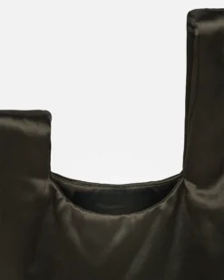 Nanushka Jen - Slip Satin Bag - Dark Green -Nanushka Sale Store JEN DARKGREEN SLIPSATIN 5