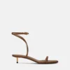 Nanushka Jol - Leather Sandals - Nut Brown