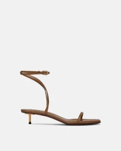 Nanushka Jol - Leather Sandals - Nut Brown