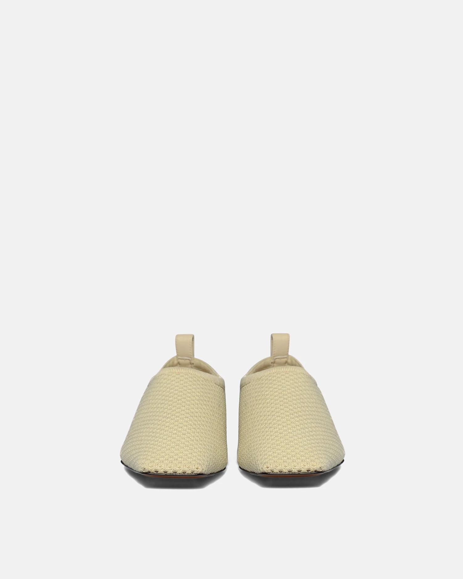 Nanushka Maris Rounded Toe - Mesh-Knit Round-Toe Slip On Shoes - Sand Mesh 3 Nanushka Maris Rounded Toe - Mesh-Knit Round-Toe Slip On Shoes - Sand Mesh - Image 3