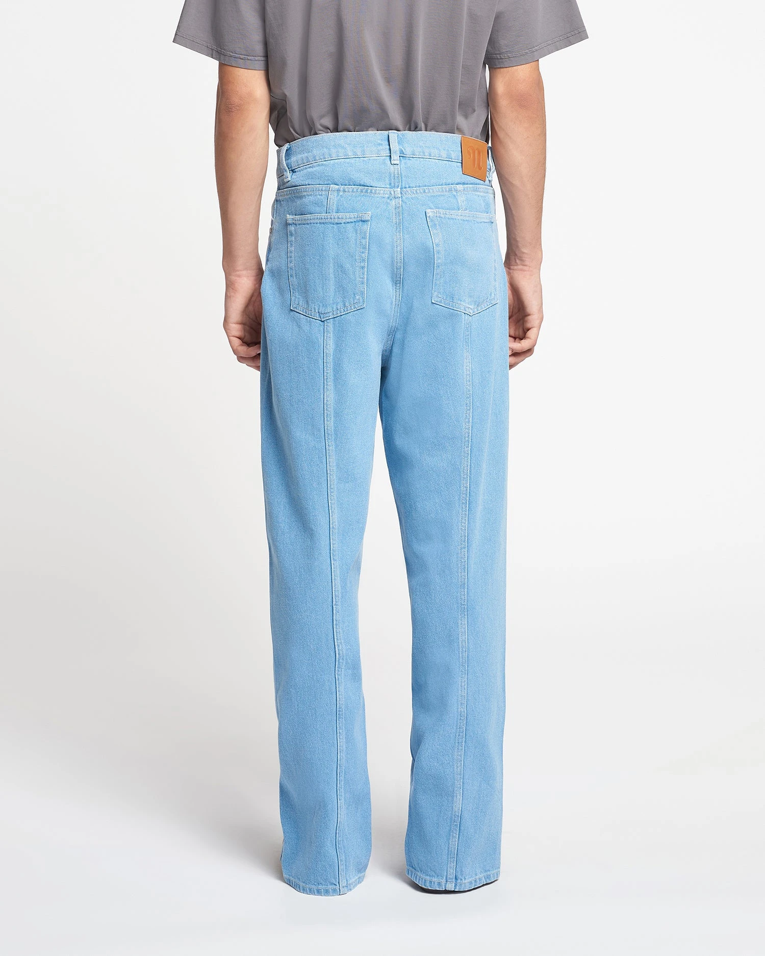 Nanushka Tibes - Split-Hem Jeans - Eco Light Wash 4 Nanushka Tibes - Split-Hem Jeans - Eco Light Wash - Image 4