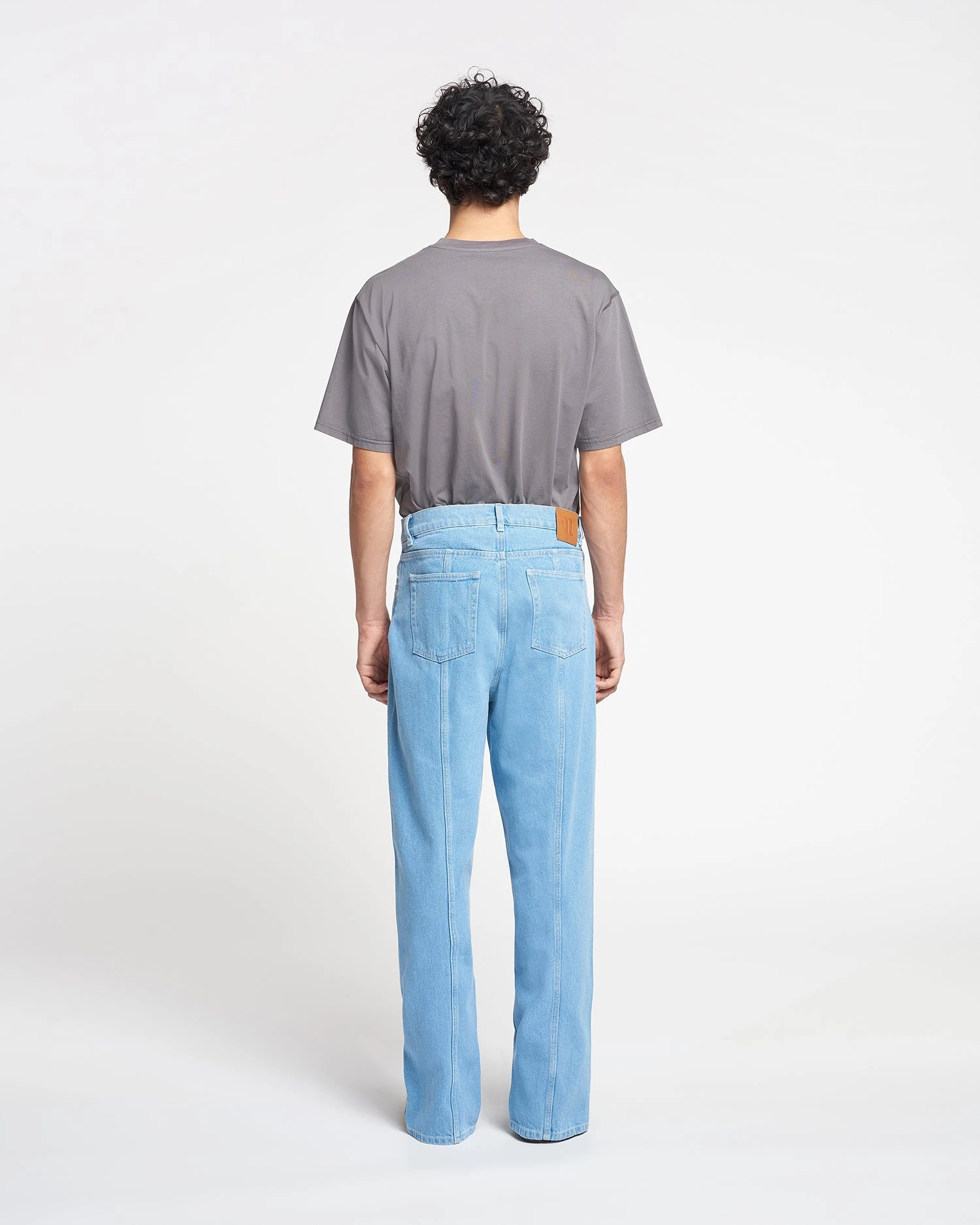 Nanushka Tibes - Split-Hem Jeans - Eco Light Wash 2 Nanushka Tibes - Split-Hem Jeans - Eco Light Wash - Image 2
