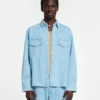Nanushka Tristo - Patch Pocket Denim Overshirt - Eco Light Wash