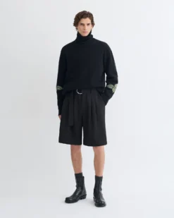 Nanushka Derulo - Tailored Crepe Twill Shorts - Black