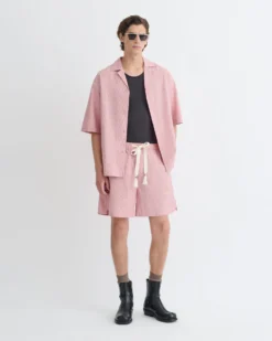 Nanushka Anwel - Striped Shirt - Pink -Nanushka Sale Store NM25PFTP02431 1