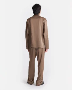 Nanushka Macen - Slip Satin Trousers - Coffee Bean -Nanushka Sale Store NM25RSPA09078MACEN COFFEEBEAN SLIPSATIN 2