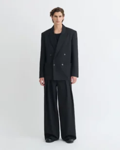 Nanushka Derik - Relaxed Blazer - Black -Nanushka Sale Store NM25SSOW12599 1