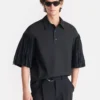 Nanushka Ilian - Tech Poplin Shirt - Black