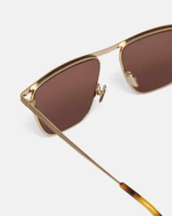 Nanushka Noran - Sunglasses - Gold -Nanushka Sale Store NORAN GOLD METAL 3