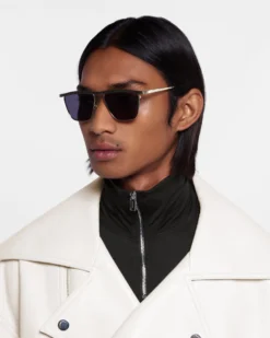 Nanushka Noran - Sunglasses - Silver -Nanushka Sale Store NU23PFSG01482 NORAN SILVER METAL 4