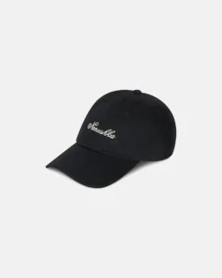 Nanushka Val - Calligraphy Baseball Cap - Black