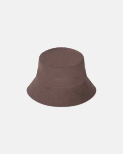 Nanushka Caran - Signature Logo Bucket Hat - Nutmeg