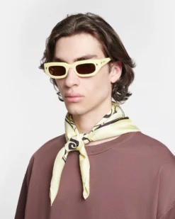 Nanushka Shoul - Printed Silk Scarf - Moonbeam/Brown Kopjafa -Nanushka Sale Store NU24CRSC01111 SHOUL MOONBEAM BROWNKOPJAFA SILK 1 4e6ef9a6 896f 49fd 9f61 7ce7b72561fc