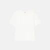 Nanushka Wren - Embroidered Cotton-Jersey T-Shirt - Off White