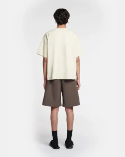 Nanushka Wren - Embroidered Cotton-Jersey T-Shirt - Shell 9 Nanushka Wren - Embroidered Cotton-Jersey T-Shirt - Shell -Nanushka Sale Store NU24CRSH00473 WREN SHELL COTTON JERSEY 2