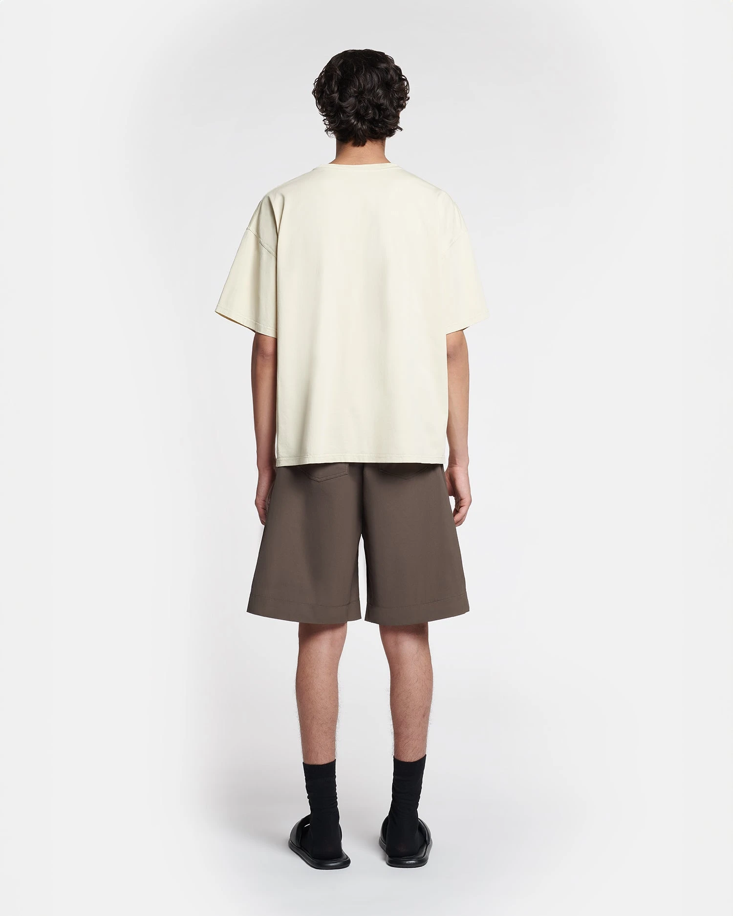 Nanushka Wren - Embroidered Cotton-Jersey T-Shirt - Shell 4 Nanushka Wren - Embroidered Cotton-Jersey T-Shirt - Shell - Image 4