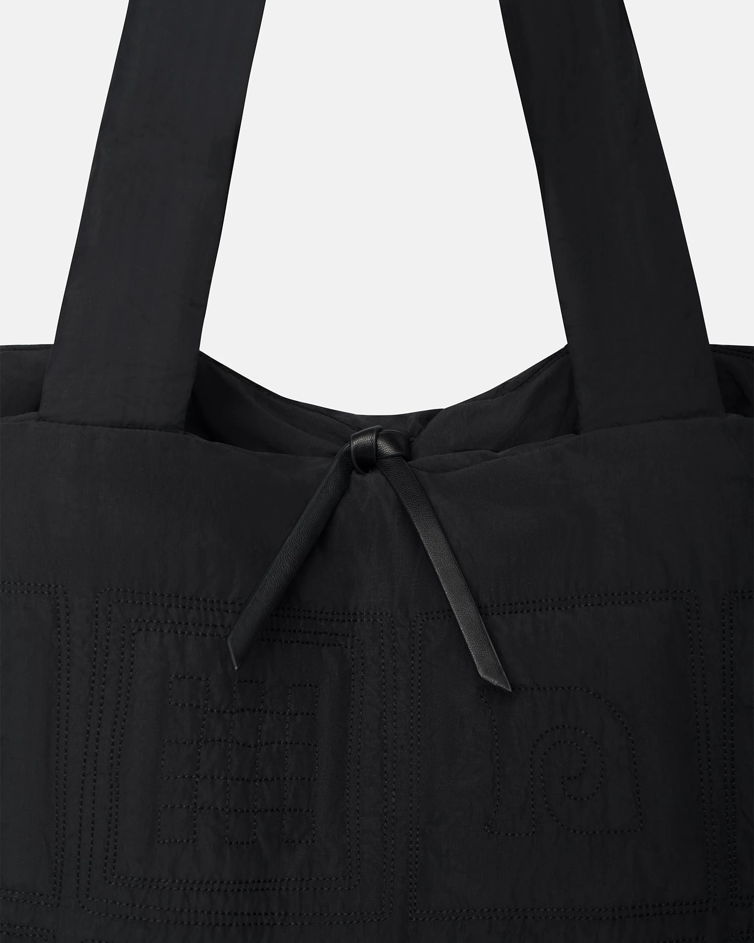 Nanushka Symbol - Quilted Tech-Poplin Tote - Black 5 Nanushka Symbol - Quilted Tech-Poplin Tote - Black - Image 5