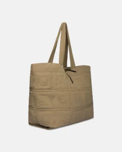 Nanushka Symbol - Quilted Tech-Poplin Tote - Muted Khaki -Nanushka Sale Store NU24FWBT12565 SOFTTOTE MUTEDKHAKI QUILTEDTECHPOPLIN 02