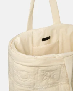 Nanushka Symbol - Quilted Tech-Poplin Tote - Creme 11 Nanushka Symbol - Quilted Tech-Poplin Tote - Creme -Nanushka Sale Store NU24FWBT12611 SOFTTOTE CREME QUILTEDTECHPOPLIN 05