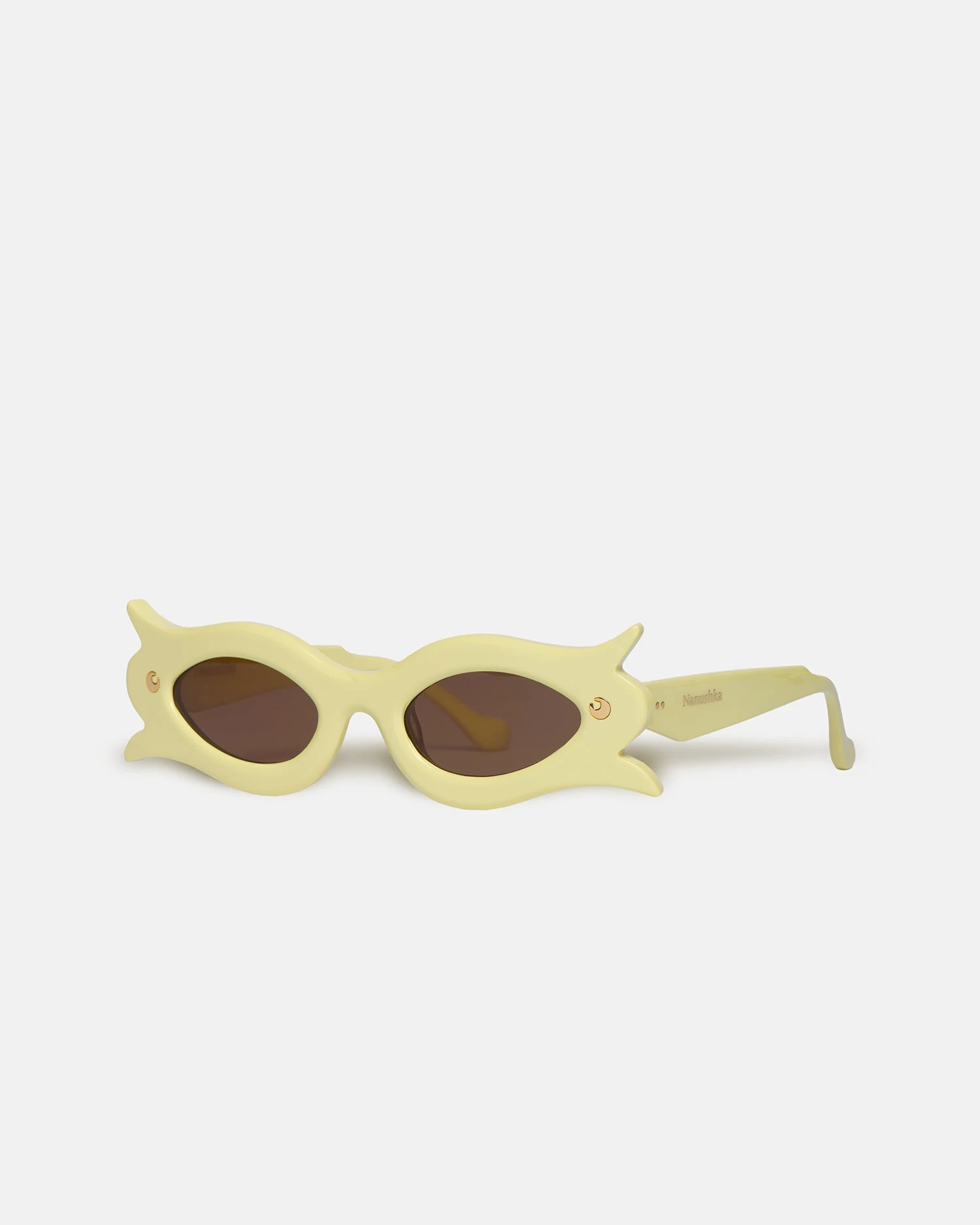 Nanushka Tully - Bio-Plastic Floral-Shaped Sunglasses - Moonbeam 2 Nanushka Tully - Bio-Plastic Floral-Shaped Sunglasses - Moonbeam - Image 2