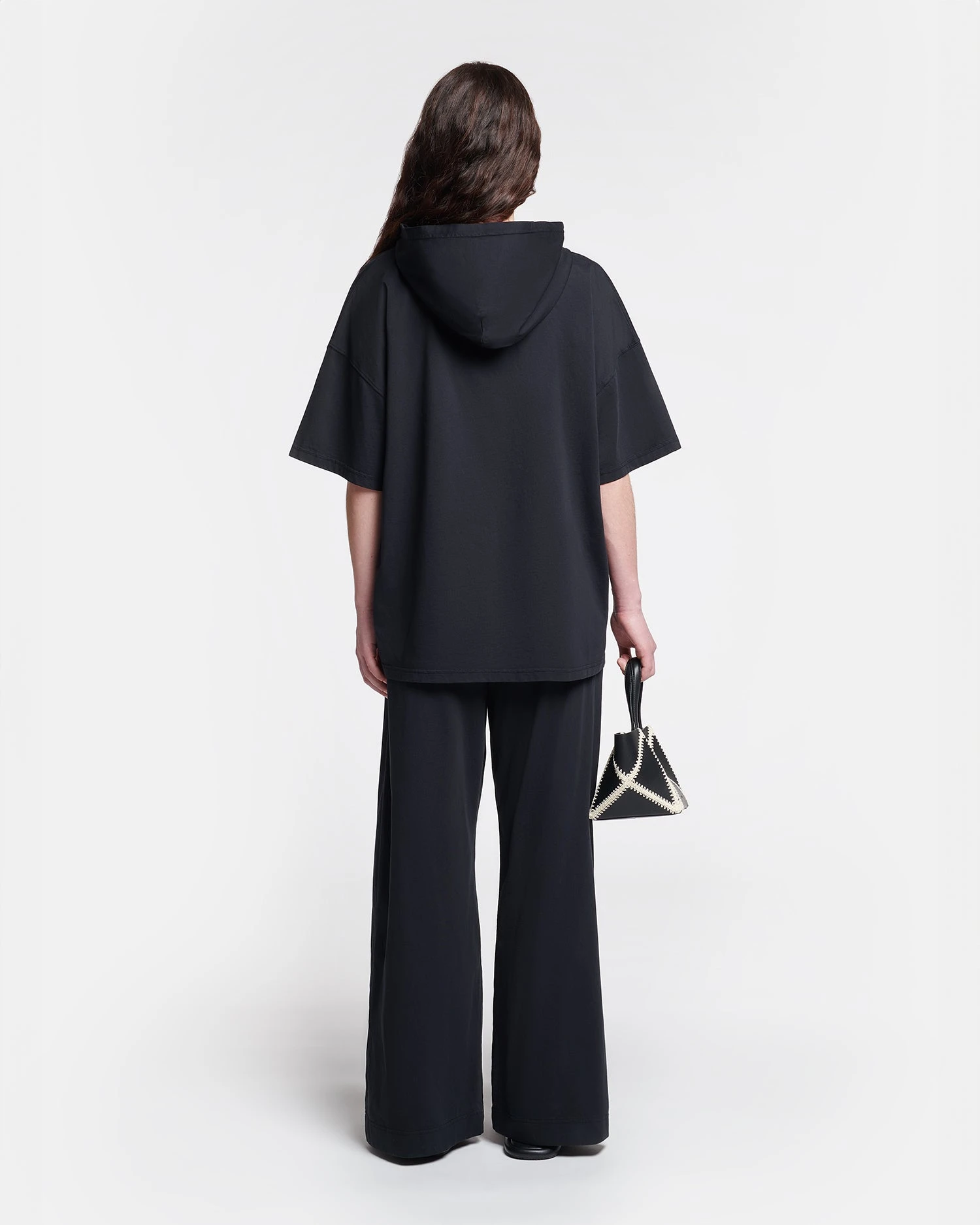 Nanushka Kacper - Cotton-Jersey Hooded T-Shirt - Black 5 Nanushka Kacper - Cotton-Jersey Hooded T-Shirt - Black - Image 5