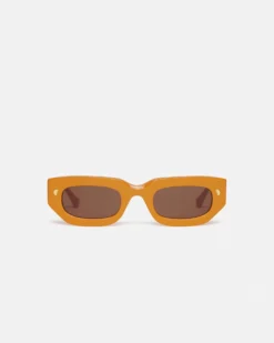 Nanushka Kadee - Bio Plastic D-Frame Sunglasses - Orange