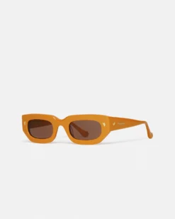 Nanushka Kadee - Bio Plastic D-Frame Sunglasses - Orange -Nanushka Sale Store NU24RSSG01019 KADEE ORANGE BIOPLASTIC 02