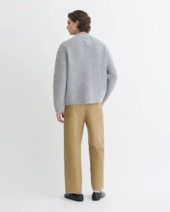 Nanushka Varten - Merino And Cashmere-Blend Cardigan - Light Grey -Nanushka Sale Store NU25PFCA05591 2