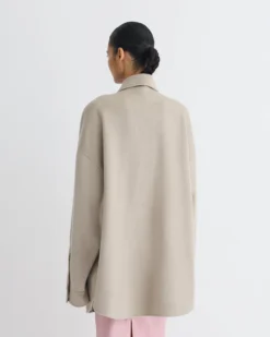 Nanushka Martin - Double Wool Overshirt - Stone