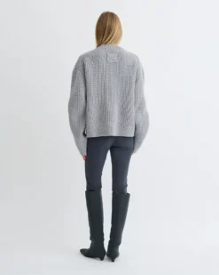 Nanushka Morcar - Merino And Cashmere-Blend Sweater - Light Grey -Nanushka Sale Store NU25PFSW05691MORCAR LIGHTGREY MERINOCASHMERE 2
