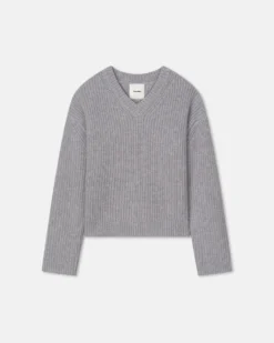 Nanushka Morcar - Merino And Cashmere-Blend Sweater - Light Grey
