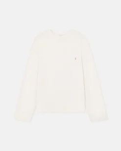 Nanushka Kazmer - Cotton-Jersey Sweatshirt - Off White/Roses