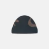 Nanushka Madis - Compact Brushed Alpaca Beanie - Black/Brown