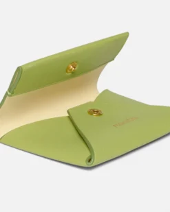 Nanushka Folded - Leather Cardholder - Lime/Moonbeam -Nanushka Sale Store NU25SSSM06063 FOLDEDCARDHOLDER LIME MOONBEAM LEATHER 04