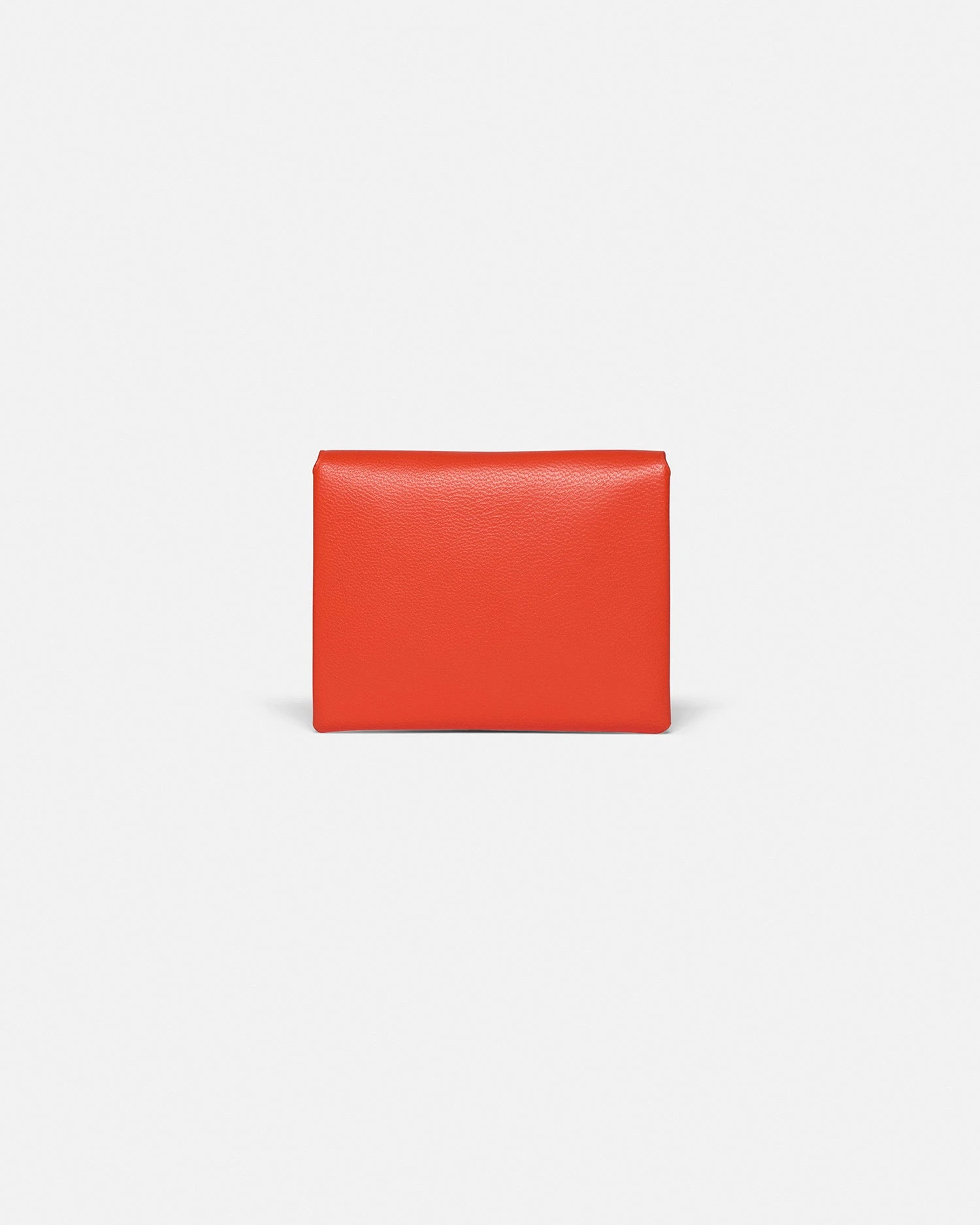 Nanushka Folded - Leather Cardholder - Red/Moonbeam 2 Nanushka Folded - Leather Cardholder - Red/Moonbeam - Image 2