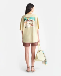 Nanushka Wren - Printed Cotton-Jersey T-Shirt - Creme/Gingerbread Heart 15 Nanushka Wren - Printed Cotton-Jersey T-Shirt - Creme/Gingerbread Heart -Nanushka Sale Store NU25SSTP13305WREN CREME GINGERBREADHEART COTTONJERSEY 2 3