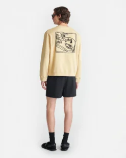 Nanushka Remy - Printed Cotton-Fleece Sweatshirt - Creme/Black/Gingerbread Heart -Nanushka Sale Store NU25SSTP13705REMY CREME BLACK GINGERBREADHEART COTTONFLEECE 2 a9645636 3b14 4731 8e1d 8d2c4e517e07